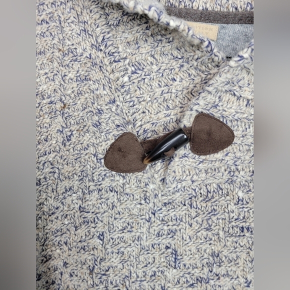 Joseph Abboud Wool Blend Shawl Collar Button Tan Sweater Size XL - Picture 2 of 10